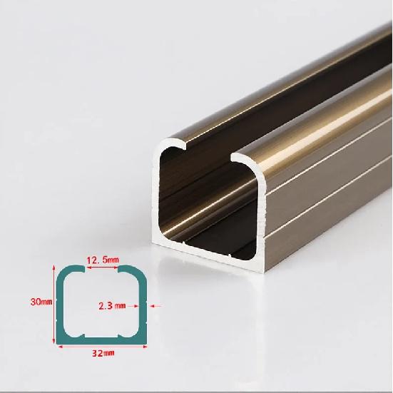 Wooden Door Hanging Wheel Silent Guide Rail Pulley Plug-in Bathroom Kitchen Hanging Sliding Door Sliding Door Top Track