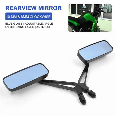 Espelho Retrovisor Universal 8mm 10mm Moto Espelho Retrovisor Lateral Moto Scooter Elétrica Acessórios para Moto Cafe