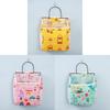 Wall Mount Iron Art Storage Bag With Cotton Linen Fabric For Dorm Room Organizing