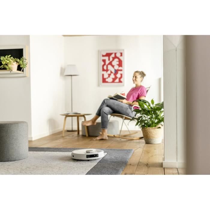 Karcher rcv 5 - Saugroboter und Wischroboter - App-Steuerung, Lidar-Laser-Navigation, Kartierung, Raumerkennung & Hindernisse
