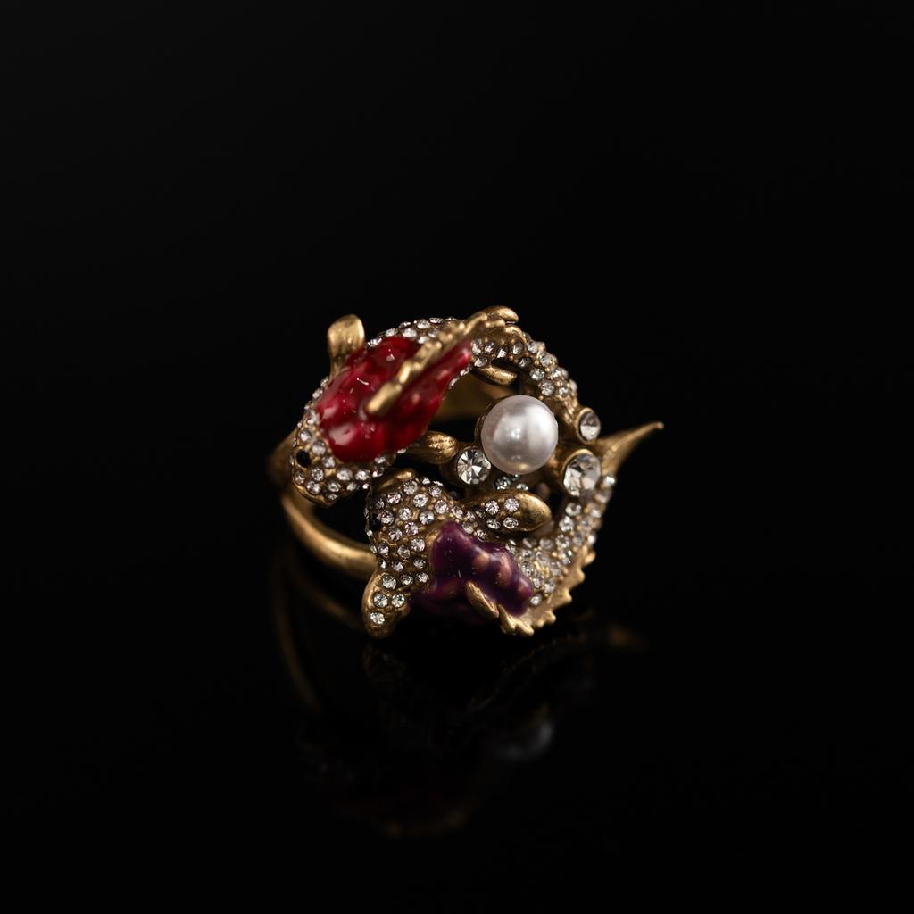 Medieval Copper Alloy Ring, Retro Court Style, High Sense Female Designer Temperament, New Ring