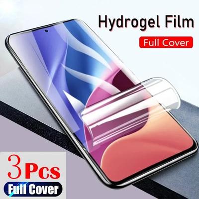Película de hidrogel 3PCS para Vivo X Fold X Note Y97 Y95 Y93 Y91 Y89 Y85 Y83 V9 Y7S Y11 Y5S Y78 Y77 Y76S Y73S Y72 Y70S Protetor de tela