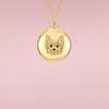 Personalized Necklace Open And Close Tiger Album Zircon Pendant Necklace Collarbone Chain Electroplated Gold Color Retention
