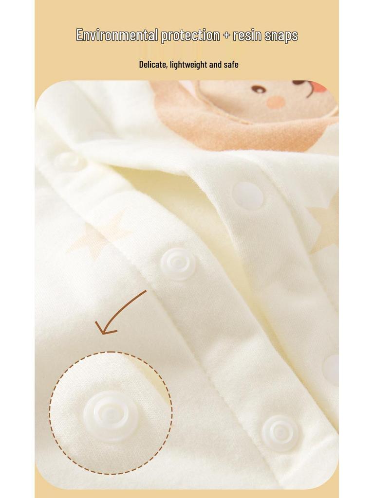 A-Class Baby Romper: Warm, Padded Spring/Autumn Cotton Jumper for Newborns Boys & Girls