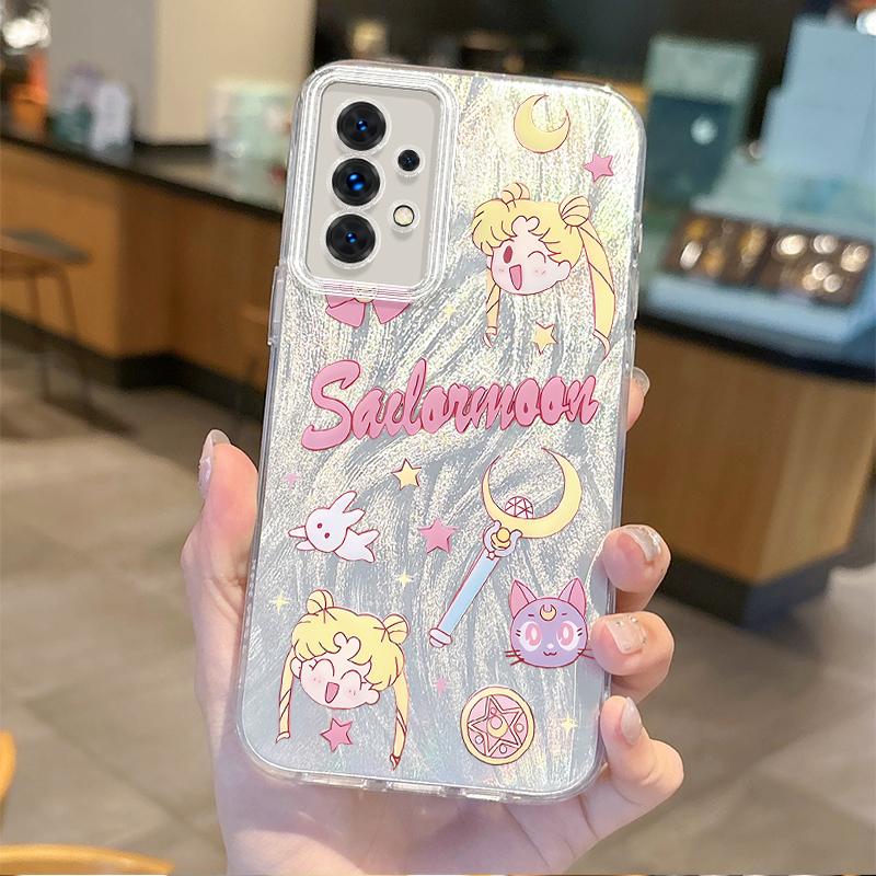 

Милый Чехол для Телефона Сейлор Мун для Samsung Galaxy A35 A34 A33 A32 A31 A30 A25 A24 A23 A22 A21 A20 A16 A15 A06 Жесткий Пылезащитный Чехол Samsung A32 5G