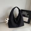 Ladies Casual Korean Style Underarm Bag Single Shoulder Commuter Travel Bag Fabric Leisure Handbag for Women