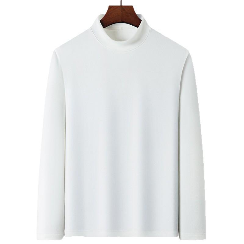 Men's Self-Heating Double-Sided Fleece Half-High Collar Sweatshirt - 2025 Autumn/Winter New Style Base Layer