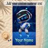 Beach TowelAstro Bot Custom Name Text Personalized Soft Towel for Beach Pool Indoor Home Decor Gift