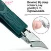 1PCS Slant Edge Nail Trimmer Toenail Nail Scissors Wide Opening Anti-Splash Stainless Steel Professional Ingrown Toenail Tools