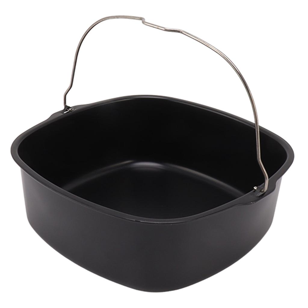 Butoi pentru prăjituri Accesorii pentru friteuză Acoperire metalică antiaderentă Coacerea prăjiturii Formă Friteuză Tavă cu