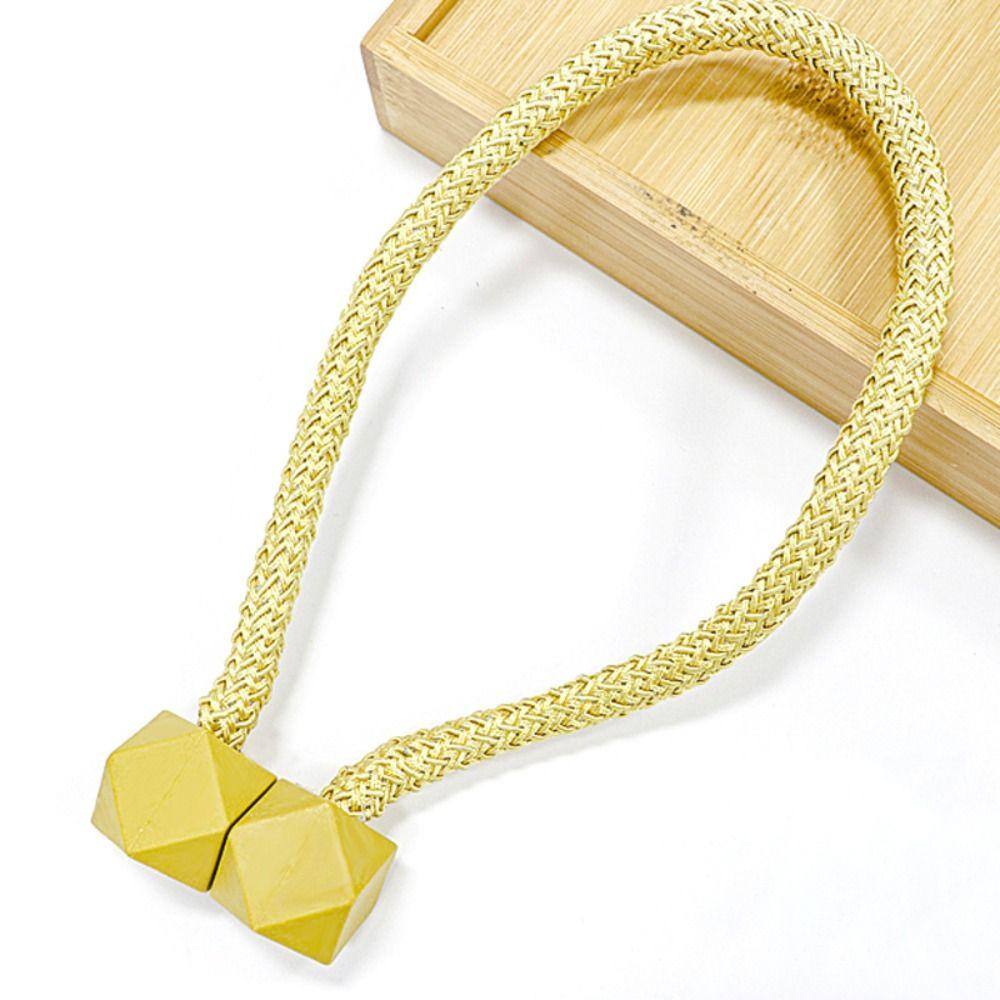 Thickened Curtain Holdback Rope Modern Magic Cube Curtain Tie  Curtain Accessories