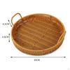 Elegant Handwoven Serving Tray for Home Kitchen Decor
