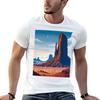 Monuunisext Valley Landscape I Tshirt Plus Size Summer Short Sleeve Tshirt