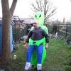 ET-Aliens Inflatable Costume Scary Monster Cosplay for Adult Kids Thanksgiving Christmas Party Festival Stage Children Clothing