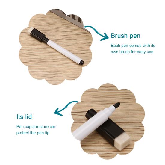 8Pcs Painting Pens Watercolor Erasable Plastic Practical Color Gel Ink Pen for Office