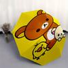 Rilakkuma,Bear Automatic Umbrella-Foldable, Durable 8-Bone Design, Compact and Stylish, Great for Camping, Halloween, Christmas, Mother's Da