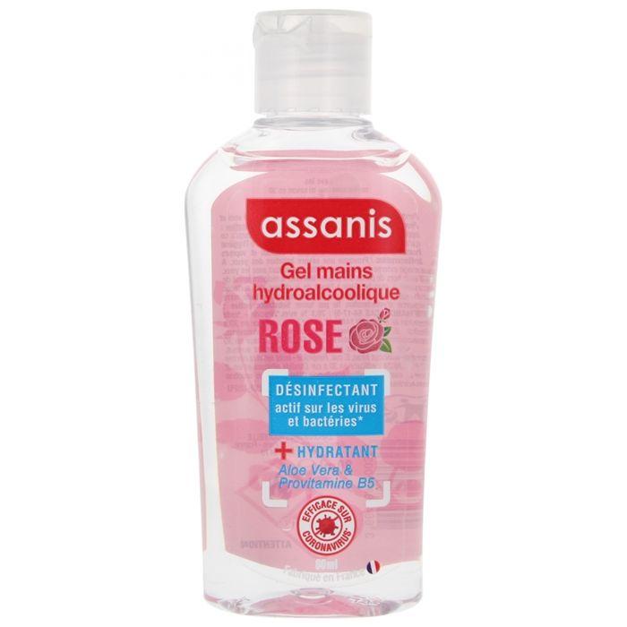 -Assanis Limited Gel Antibactérien Vanille-Coco 80 Ml (Senteur : Rose)