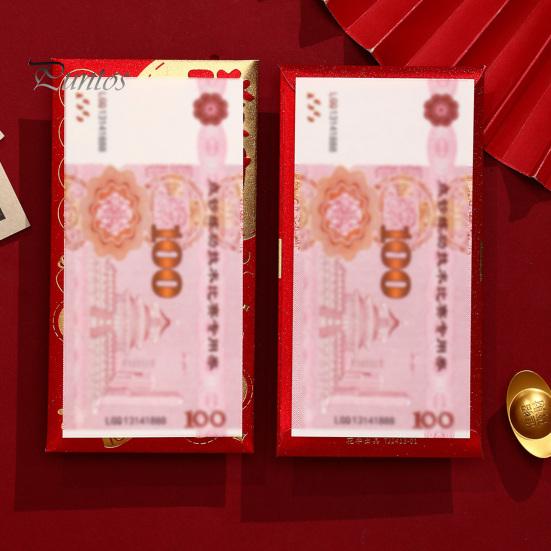 6Pcs Red Envelopes Chinese Spring Festival Red Pocket Envelope 2025 Year of The Snake Lucky Money Envelopes for Lunar New Year