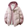 Hooded Cotton Jacket for Men, Winter Men's Warm Jacket for Teenagers, Two-piece Cotton Jacket for Vacation
