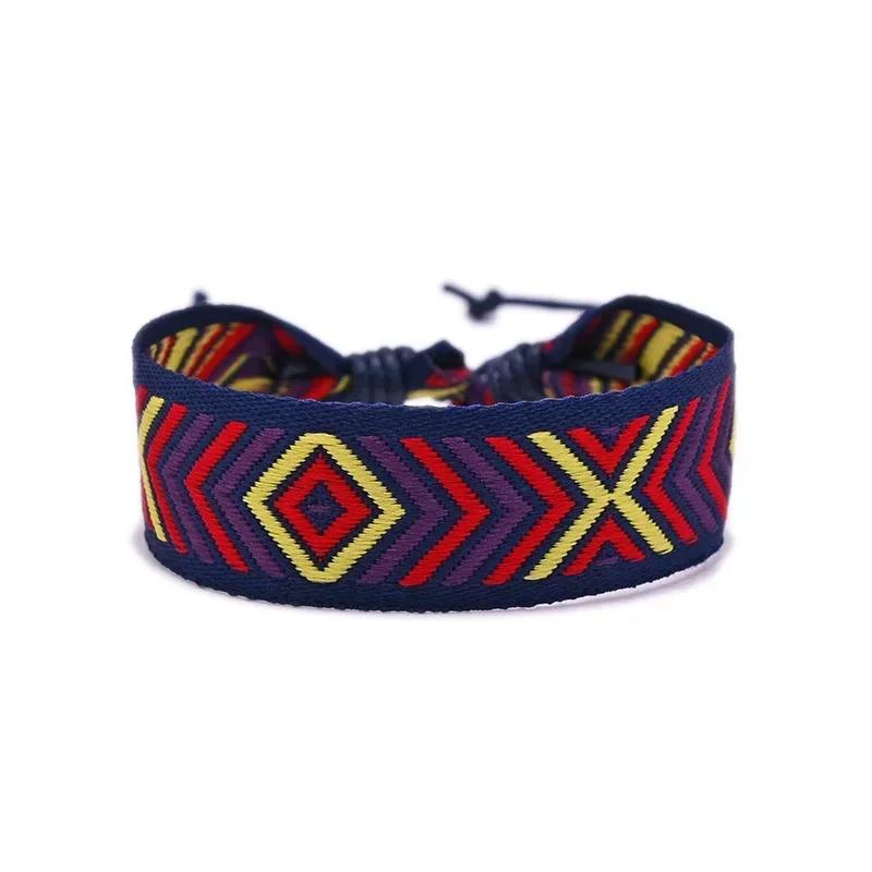 Bohemia Weave Rope Friendship Bracelets For Woman Men Cotton Handmade Charm Bracelet & Bangles Ethnic Jewelry Gifts
