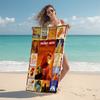 Personalized Diverse Dreams Soar High Beach Towel Microfiber Beach Towel Thin Absorbent for Beach Swimming Yoga Bath Sports. 0910100