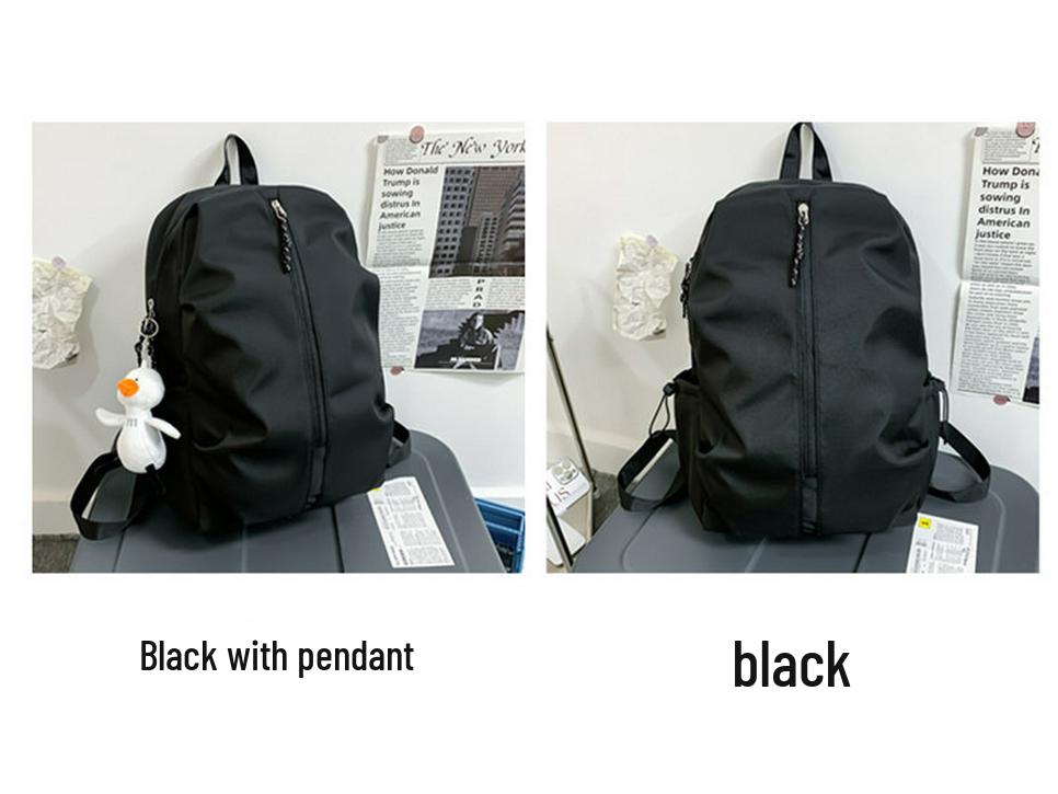 Unisex High-Capacity Solid Color Travel & School Backpack