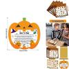 Halloween Party Bingo Card Game With Call Sheets And Decorations For Festive Events