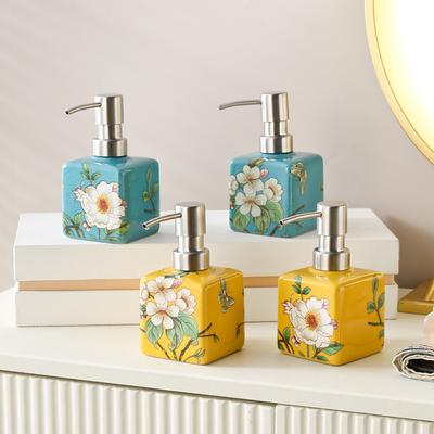 200ml Εμφανίζεται το Σχέδιο Υψηλής Ποιότητας Δοσομετρητής Σαπουνιού Φιάλη Πλυσίματος Χεριών Κεραμικό Δοσομετρητής Σαμπουάν Ζελέ Ντους Ντους Διαχωριστής Σαπουνιού