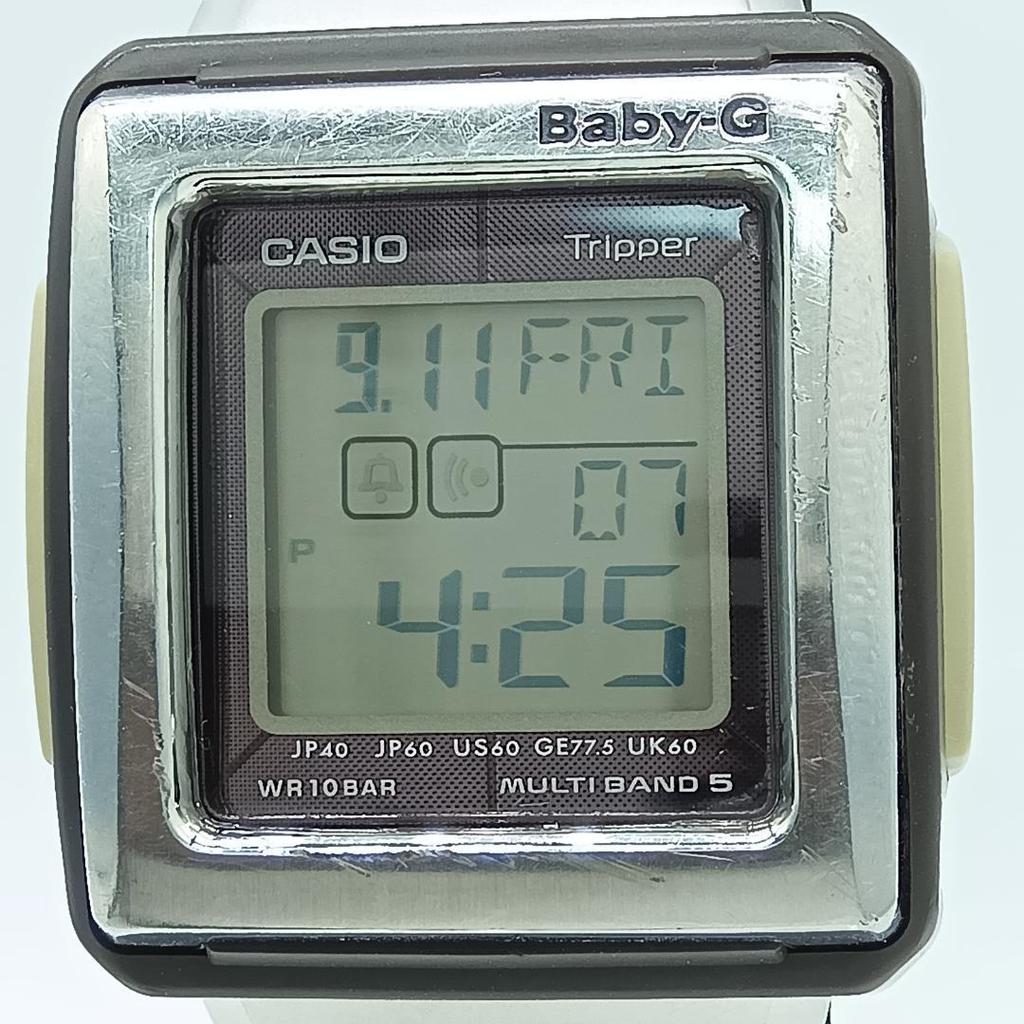 Used 1299 CASIO Baby-G BGT-1800J Radio Solar Working Item