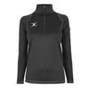 Womens/Ladies Zip Neck Raglan Sweatshirt