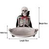 Skull Tray Desktop Storage Cloak: Halloween Resin Decoration