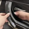 Right Carbon Inner Door Panel Handle Pull Cover Trim For BMW 3 Series E90 04-12