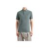 Emporio Armani Solid Color Jacquard Logo Short Sleeve Polo Shirt Men Tops Green EM001081-AF10497-U9083
