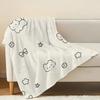 Bordered Flannel Throw Blanket Soft Skin-friendly Anime Theme, Cozy Warm for Home, Couch, Christmas & Halloween Use, Enhance Sleep Quality