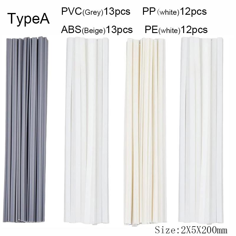 25/50PCS Plastic Welding Rods ABS/PP/PVC/PE Welding Sticks 5x2mm for Plastic Welder Guns Bumper Repair Welding Supplies