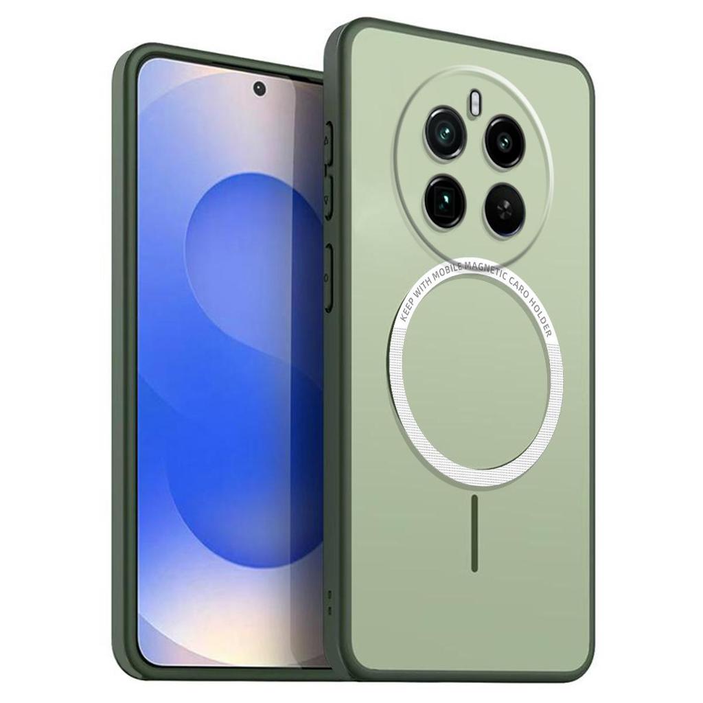 Матовый Полупрозрачный Магнитный Чехол для телефона realme 12+ 5G, 12 Pro+ 5G, 12 Pro, 12 4G, Narzo 70 Pro 5G Мягкий ТПУ Чехол