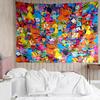 1PC Colorful Sesame Muppets Together Tapestry Accessories Playroom Tapestry, for Bedroom,Livingroom, dormitory Room Wall Decor Fan Birthday Gifts
