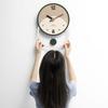 Nordic Wall Clock Creative Interior Accessories Clocks Modern Living Room Decoration Wall Clock Large Elegant Ornaments Clocks