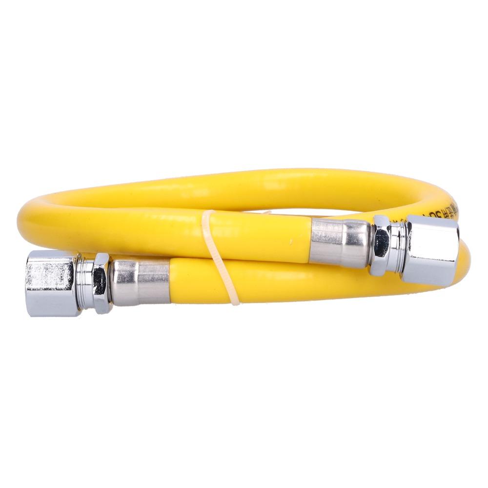 Flexible Braided, Gas Hose Yellow Dryer Gas Hose Daily Home Gas Equipment Replacement