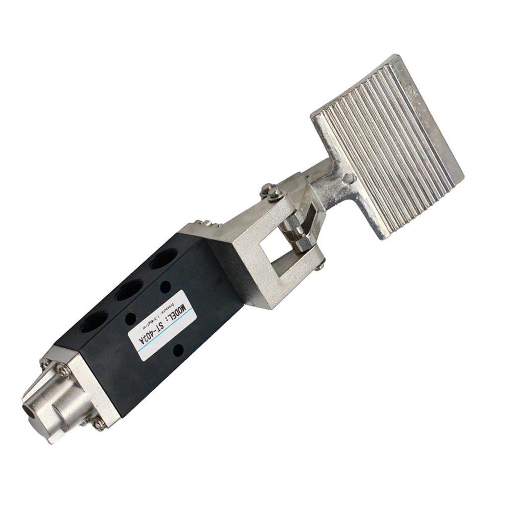 1/4inch Port Pneumatic Foot Pedal Valve 2 Position 5 Way Pneumatic Air Pedal Valve Foot Control Switches Enduring