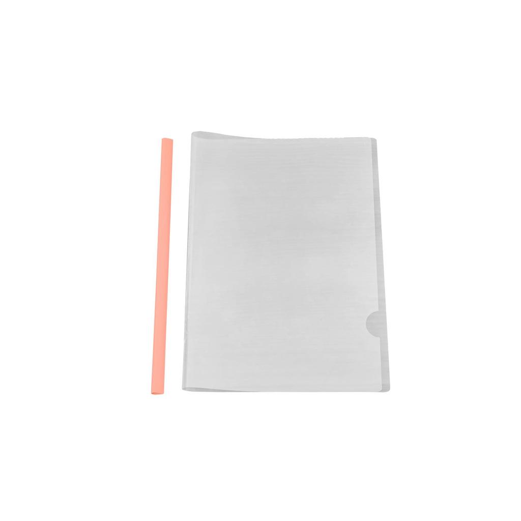 Morandi Transparent Office Document Organizer with Triangle Rod Clip