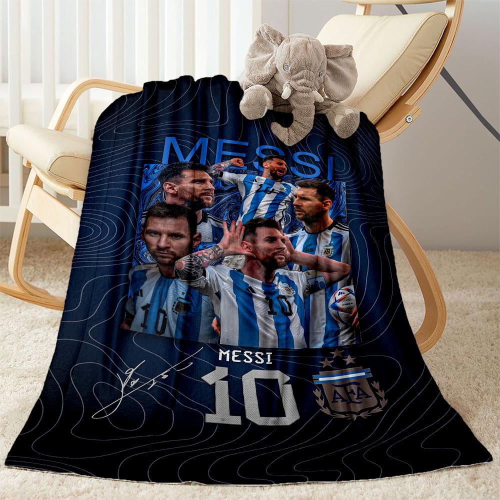 Messi 50 Blanket Warmthful Decor Perfect for Picnics Chair Couch for All Occasions Warmthful Decor Ideal Gift For Birthday Valentine'S Day