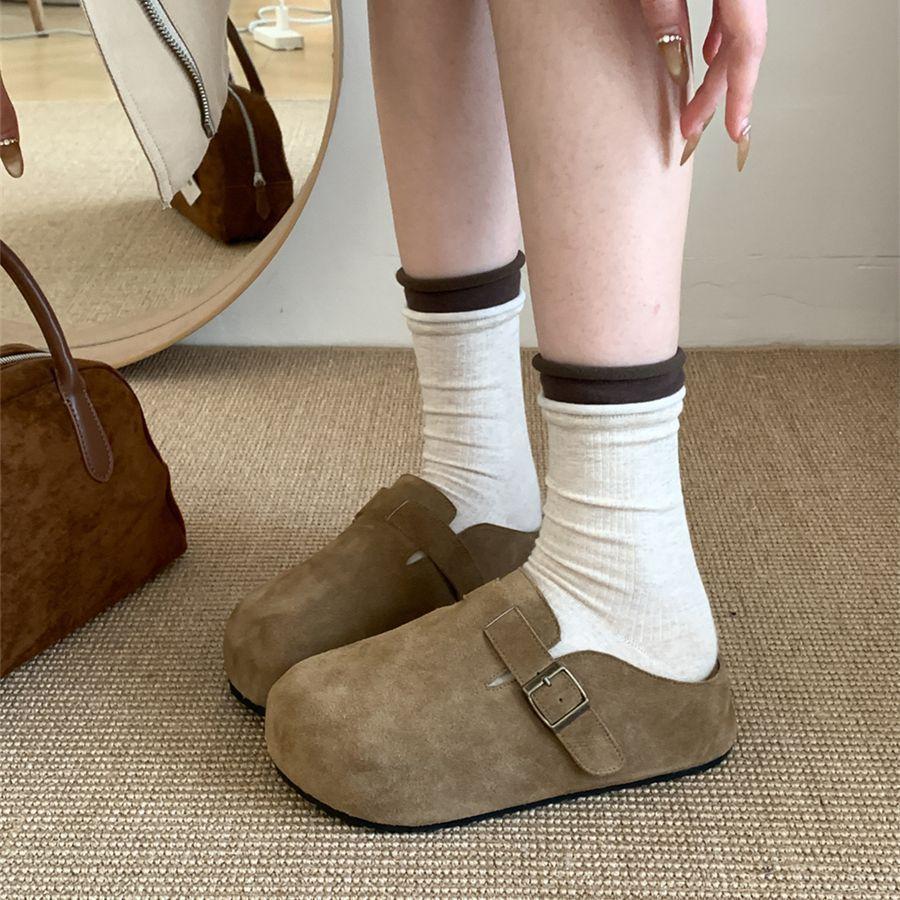 

Женские Birkenstocks на толстой подошве с внутренней танкеткой для низкорослых, для весны и лета, шлепанцы с одной лямкой, и женская обувь 35 хаки