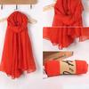 Fashion New 16 Colors Women Long Scarf Wrap Scarves Vintage Cotton Linen Large Shawl Hijab Elegant Solid Black Red White