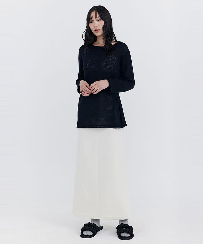 Bundercammer Basic Long Skirt_Cream
