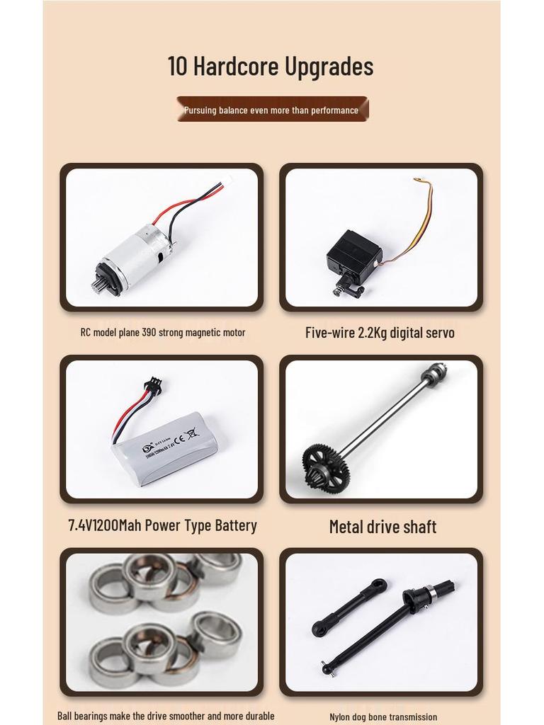 RC High-Speed 4WD Drift Off-Road Climbing Monster Truck Toy