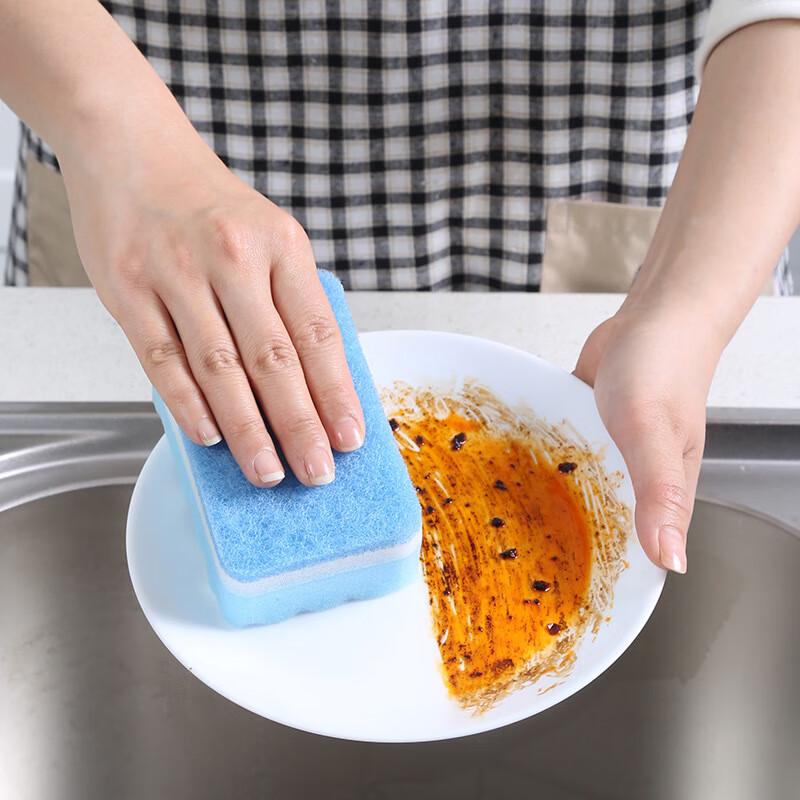 Meiliya Thickened Wavy Kitchen Cleaning Sponge