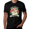Big Nick Santa Energy Retro Santa Xmas Christmas TShirt Fashion Print Casual Short Sleeve