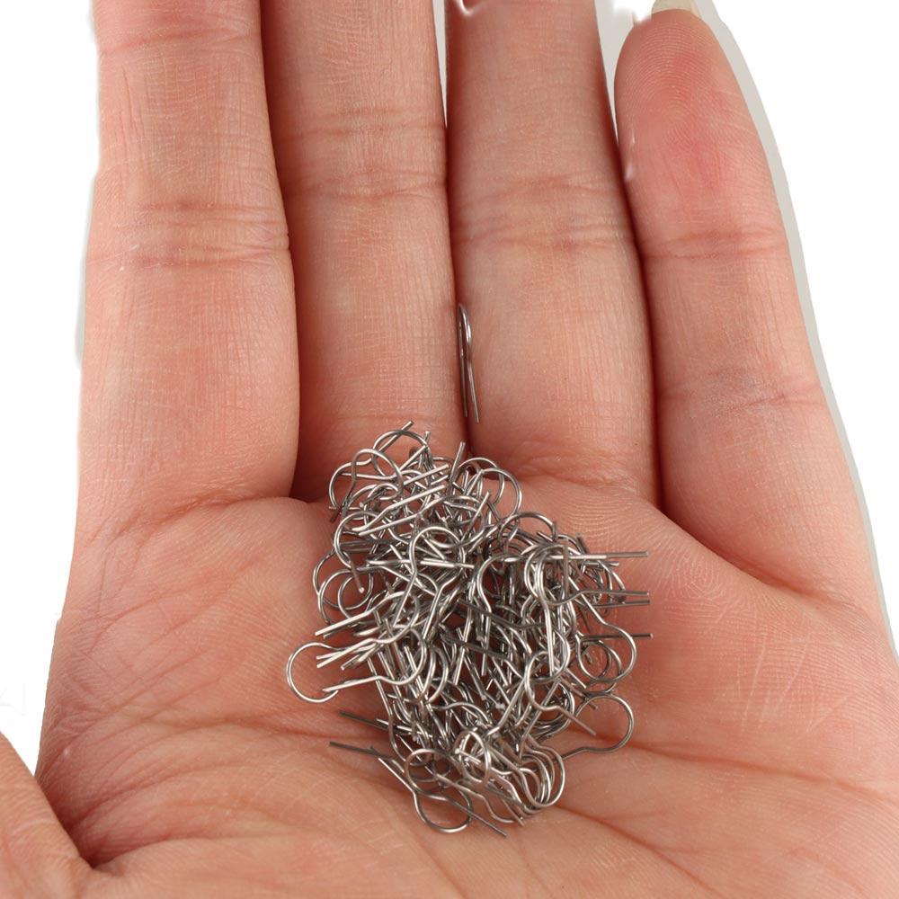 100pcs High Temperature Resistance Jump Rings Pyrography Wire Tips Wire Ceramic Jewelry