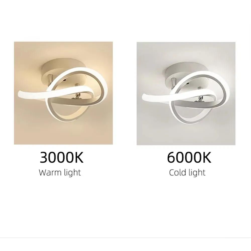 Moderne runde moderne LED-Deckenleuchte Innenbeleuchtung für Küche Esszimmer Wohnzimmer Flur Korridor Schlafzimmer Dekor Deckenleuchte